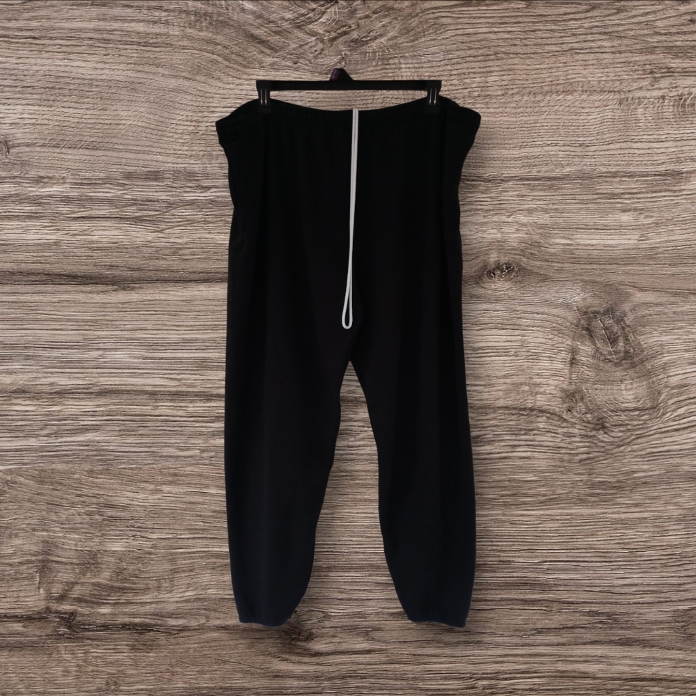 M4) Athletic Works Black Fleece Sweatpants 4XL (52–54)